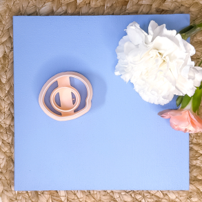 Spejlg slik udstikker med prgning 40mm