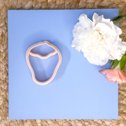 Vingummi jordbr udstikker med prgning 50mm