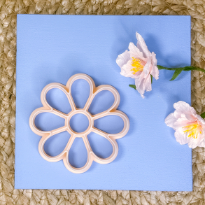 Blomster udstikker med prgning - nr. 2