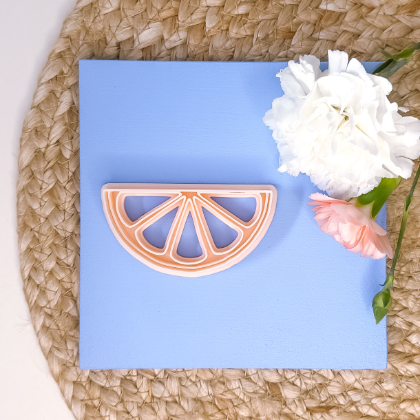 Citrus skive udstikker med prgning 80mm - Nr. 2