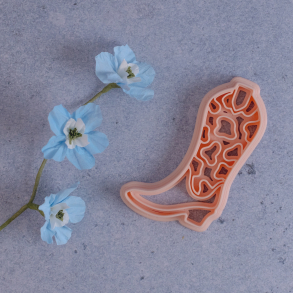 Cowgirl stvle udstikker med prgning 80mm