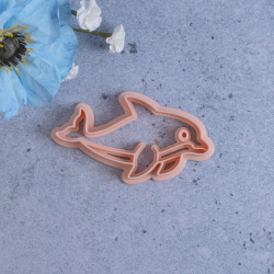 Delfin udstikker med prgning