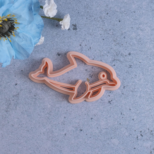 Delfin udstikker med prgning