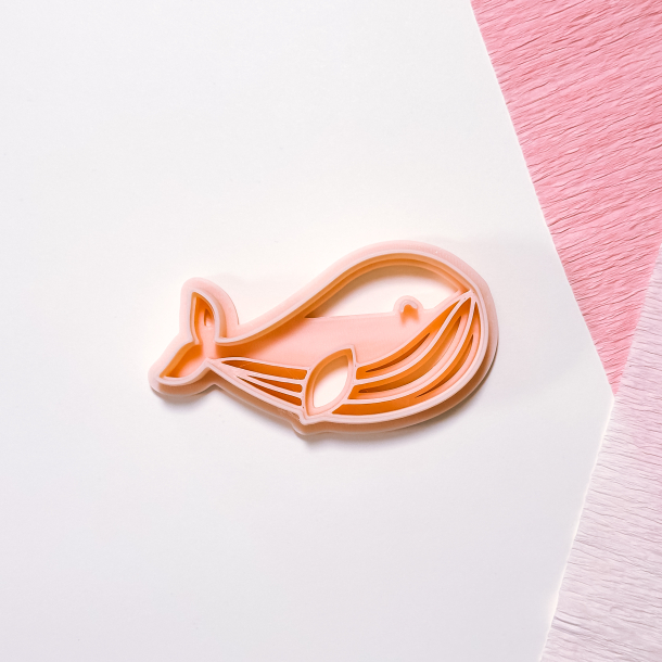 Hval udstikker med prgning - Nr. 1