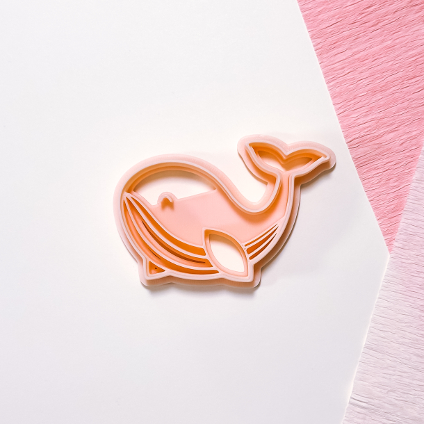 Hval udstikker med prgning - Nr. 2