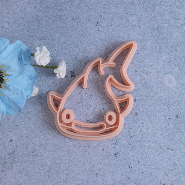 Hvalhaj udstikker med prgning 