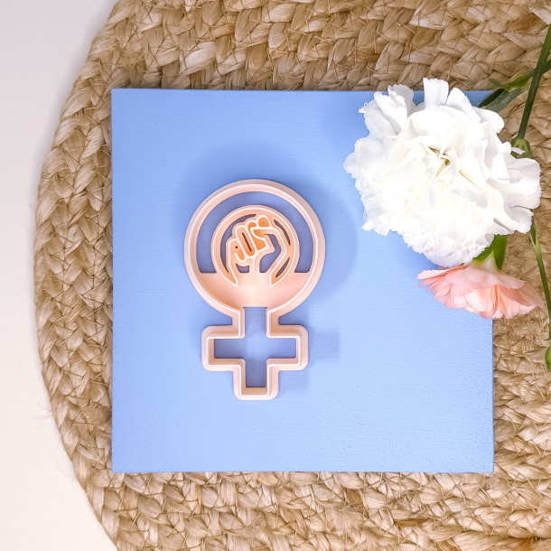 Kvindemagt udstikker med prgning 80mm 