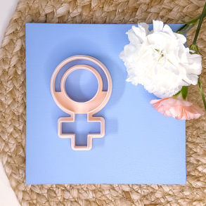 Kvindetegn udstikker 80mm 