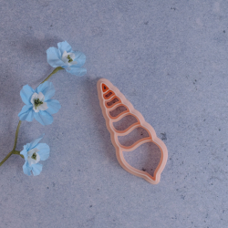 Strandskalle, trnsnegl udstikker med prgning - Nr. 4