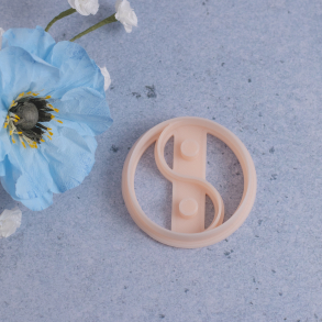 Yin Yang udstikker med prgning