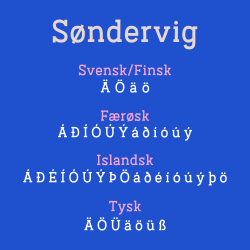 Ekstra bogstaver til bogstavstempler | Sprogtilf�jelse