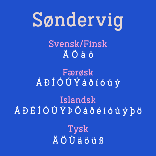 Ekstra bogstaver til bogstavstempler | Sprogtilf�jelse