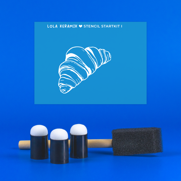 Silkscreen Stencil | Startkit Nr. 1 | Croissant