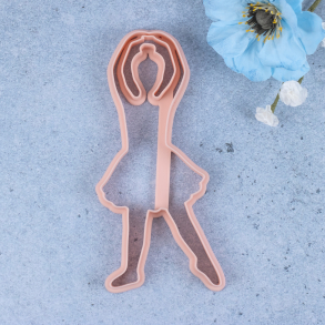 Ballerina udstikker med prgning - Nr. 1