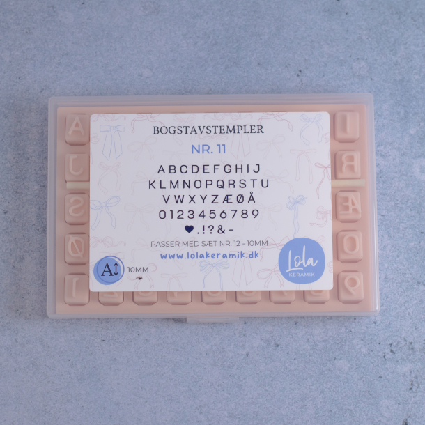 Bogstavstempler nr. 11 - 10mm
