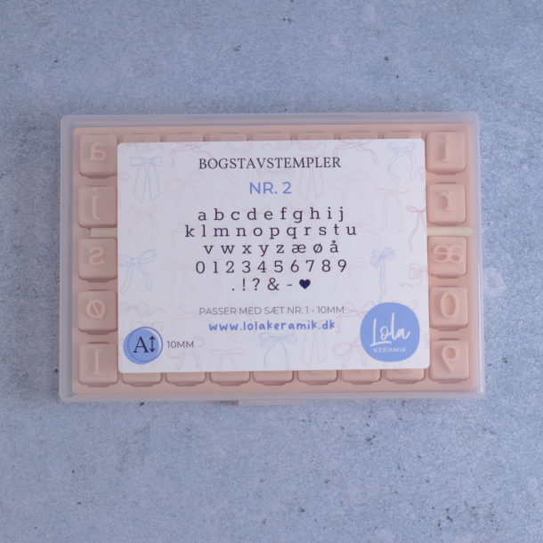 Bogstavstempler nr. 1/2 