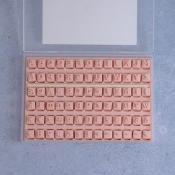 Bogstavstempler nr. 3 + 4 - 7mm