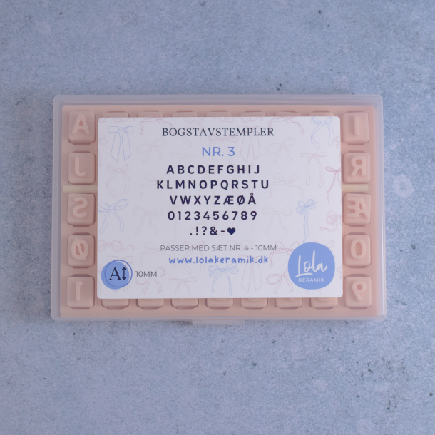 Bogstavstempler nr. 3/4