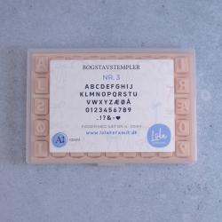 Bogstavstempler nr. 3 - 10mm