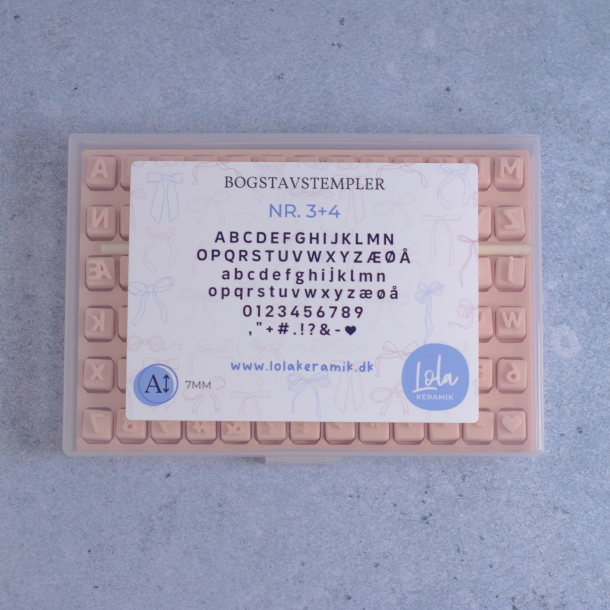 Bogstavstempler nr. 3/4