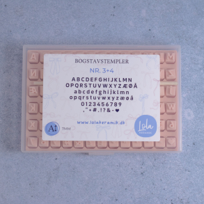 Bogstavstempler nr. 3 + 4 - 7mm