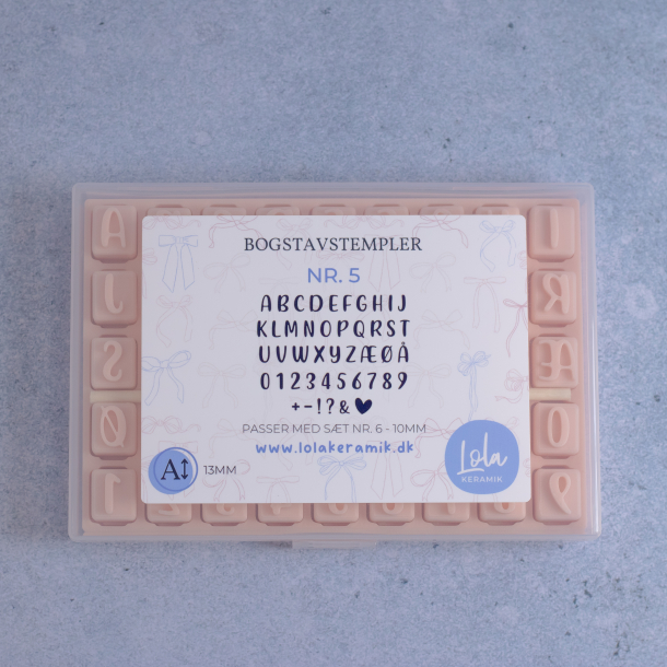 Bogstavstempler nr. 5/6
