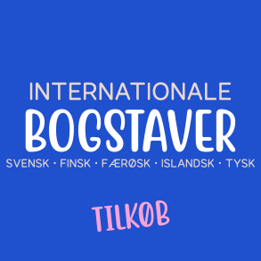 Ekstra bogstaver til bogstavstempler | Sprogtilf�jelse