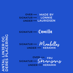 Signaturstempel | Design 1 | Uden ramme