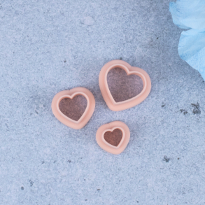 Mini hjerte udstikkere, st nr. 6