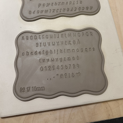 B�lget ramme udstikker med pr�gning