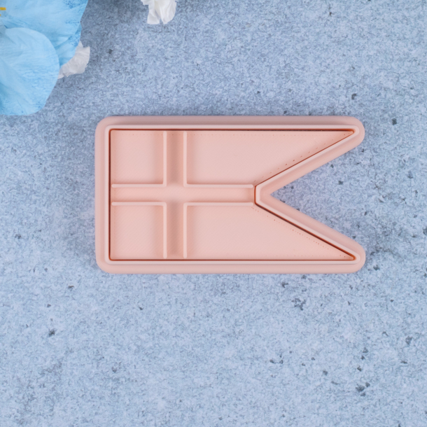 Splitflag udstikker med stempel - Nr. 1