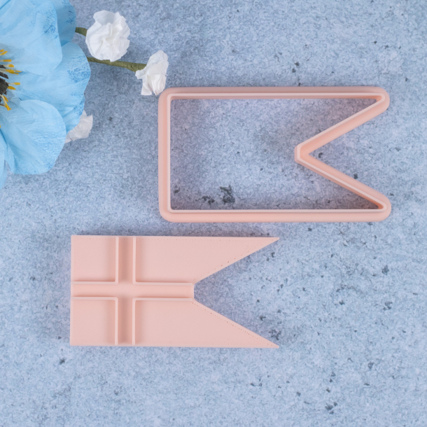 Splitflag udstikker med stempel - Nr. 1