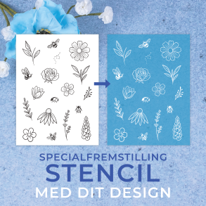 Stencil med dit design | Specialfremstilling